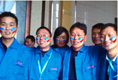 超前涂料90同學(xué)會(huì)現(xiàn)場(chǎng)！河南真石漆知名品牌